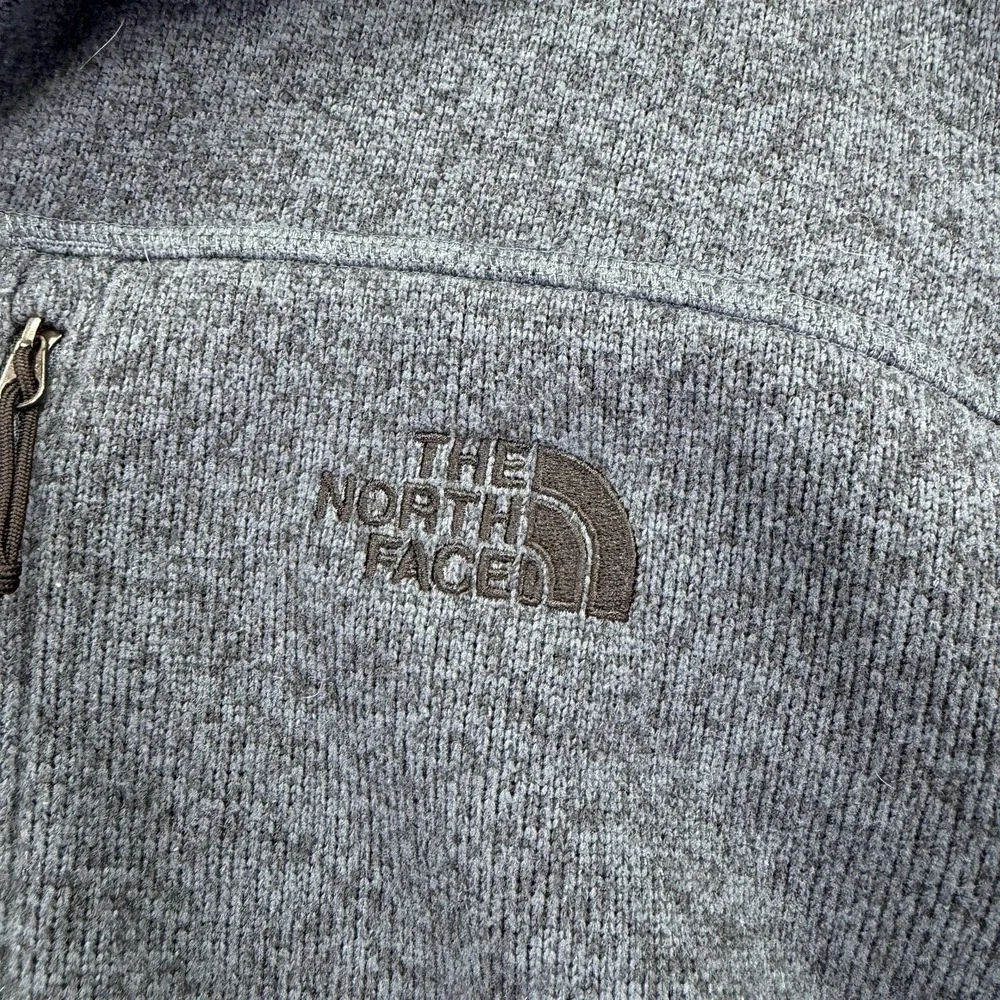 The North Face Sweater Mens Large Blue Fleece 1/4 Zip Pullover Outdoor Hiking